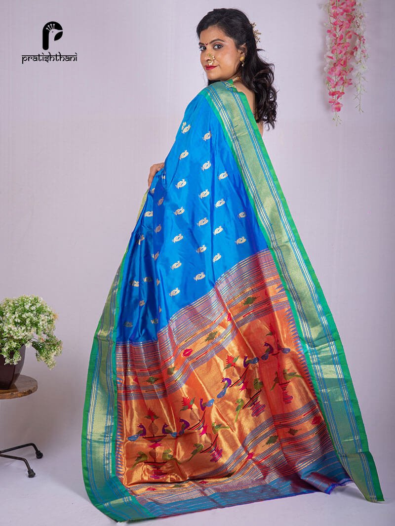 Paithani Sarees - Buy Cotton Silk Paithani Sarees Online | Kothari Sons-sgquangbinhtourist.com.vn