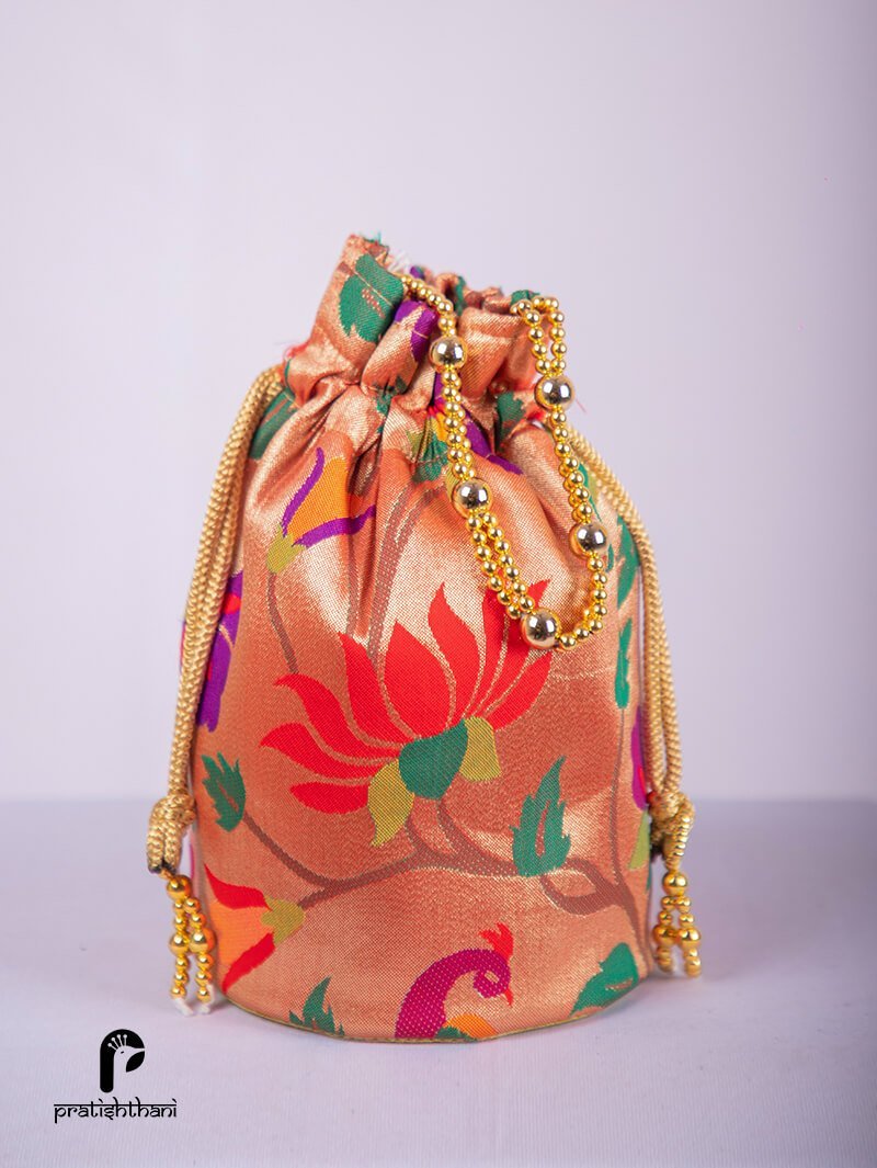 Handmade Rare Women's Pearl Design Traditional Potli Bag | eBay