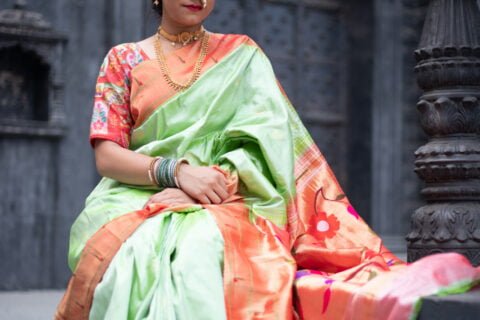 Hairstyles for Your Yeola Paithani Saree