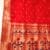Yeola woven single muniya border red Paithani Saree