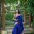 Navy Blue Kubear Semi Paithani Saree