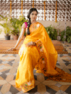 Yellow Meera Semi Paithani Saree