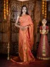 Pitch Star Semi Paithani Saree