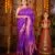 Purple Star Semi Paithani Saree