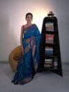 Blue Star Semi Paithani Saree