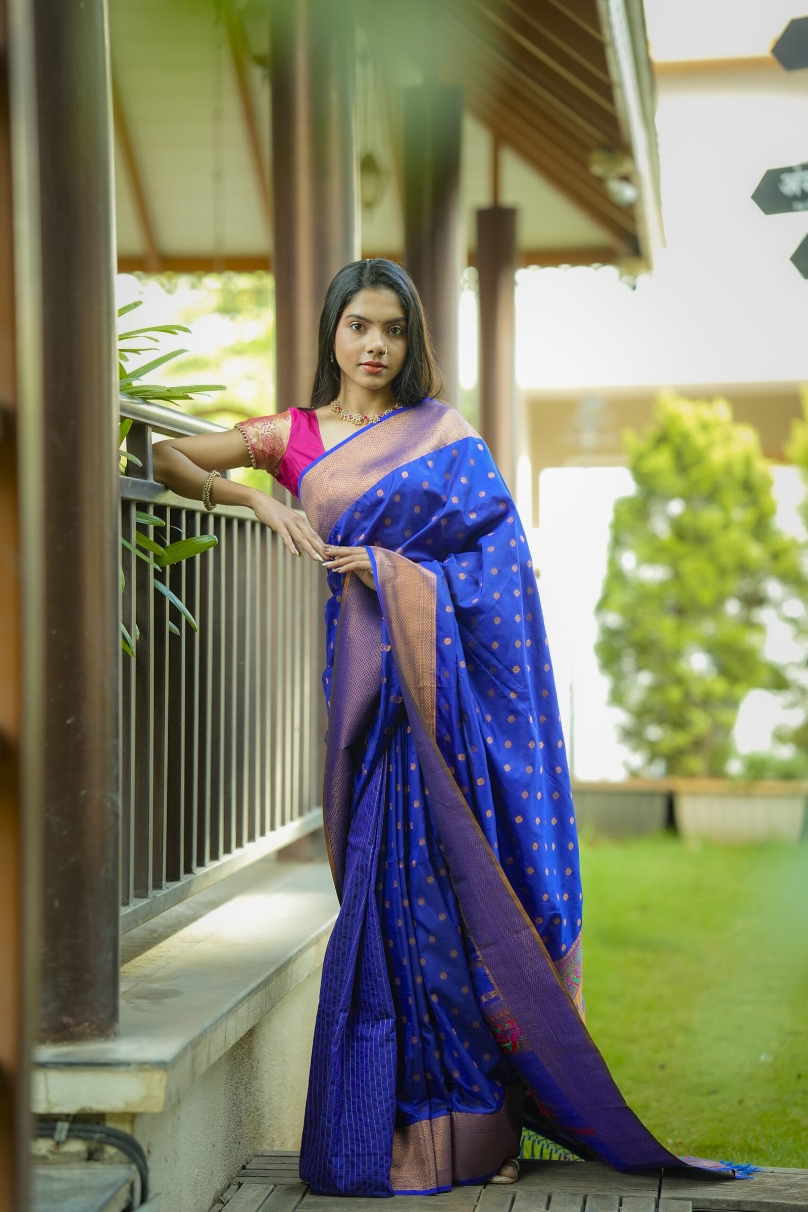 Kubear Semi Paithani Saree