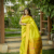 Parrot Green Kalanjali Semi Paithani Saree