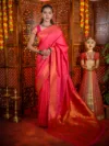 Pink Kalanjali Semi Paithani Saree