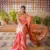 Peach Kishori Semi Paithani Saree