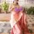 Purple handmade sling dual Paithani purse