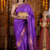 Golden Handmade Sling Paithani Bag for Women